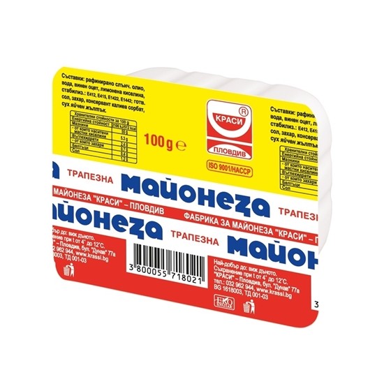 Снимка на ТРАПЕЗНА МАЙОНЕЗА 100 ГР. КРАСИ