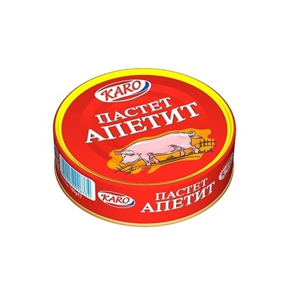 Снимка на ПАСТЕТ КАРО 180*56/АПЕТИТ - ЦЕНА ЗА БР.