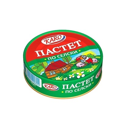 Снимка на ПАСТЕТ КАРО 180*56/ ПО СЕЛСКИ