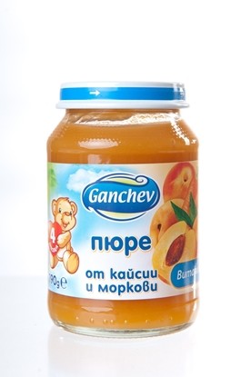 Снимка на ПЮРЕ КАЙСИЯ И МОРКОВИ ГАНЧЕВ 190 МЛ.