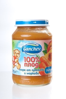 Снимка на ПЮРЕ ПРАСКОВИ И МОРКОВИ 190ГР ГАНЧЕВ
