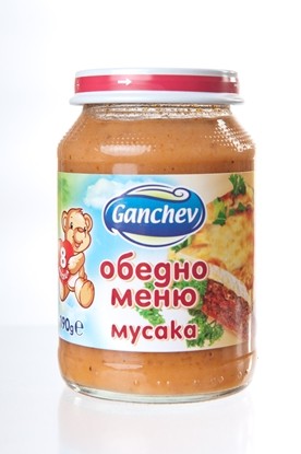 Снимка на ОБЕДНО МЕНЮ МУСАКА НАД 8 МЕСЕЦА  ГАНЧЕВ