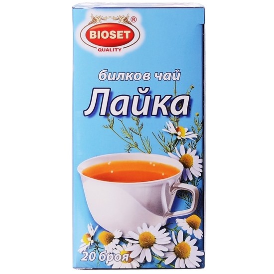 Снимка на ЧАЙ БИОСЕТ БИЛКОВ 1.5Г*20/ЛАЙКА - ЦЕНА ЗА БР.