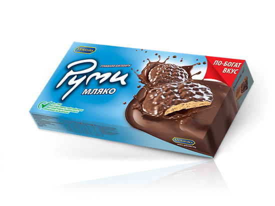 Снимка на БИСКВИТИ РУМИ Б-ТИ 155*32/МЛЯКО - ЦЕНА ЗА БР.