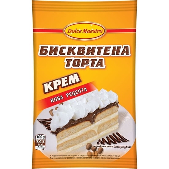 Снимка на КРЕМ БИСКВИТЕНА ТОРТА  70ГР/ МЕРКУРИЙ