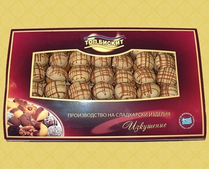 Снимка на МАРГАРИТА БЯЛ ШОКОЛАД 0.280КГ ТОП БИСКИТ - ЦЕНА ЗА БР.
