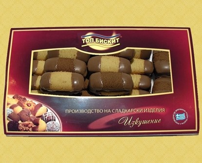 Снимка на СЛАДКИ ДОМИНО ШОКОЛАД 0.250КГ ТОП БИСКИТ