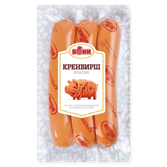 Снимка на КРЕНВИРШ КЛАСИК БОНИ 300ГР. ВАКУУМ - ЦЕНА ЗА БР.