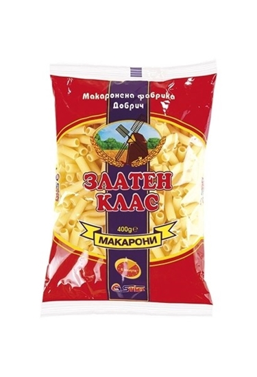 Снимка на МАКАРОНИ КЪСИ ЗЛАТЕН КЛАС 400ГР*30