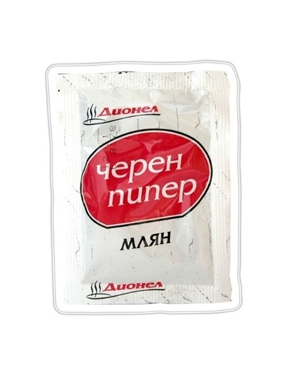 Снимка на ЧЕРЕН ПИПЕР МЛЯН 10 ГР*25 БР. ДИОНЕЛ - ЦЕНА ЗА БР.