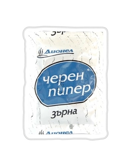 Снимка на ЧЕРЕН ПИПЕР ЗЪРНА 10 ГР*20 БР. ДИОНЕЛ - ЦЕНА ЗА БР.