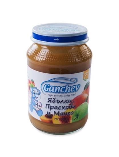 Снимка на ПЮРЕ ЯБЪЛКИ,ПРАСКОВИ И МАНГО 190ГР ГАНЧЕВ
