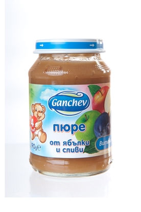 Снимка на ПЮРЕ ЯБЪЛКИ И СЛИВИ 190 ГР.ГАНЧЕВ