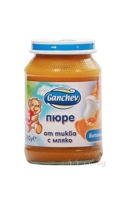 Снимка на ПЮРЕ ТИКВА С МЛЯКО 190ГР. ГАНЧЕВ