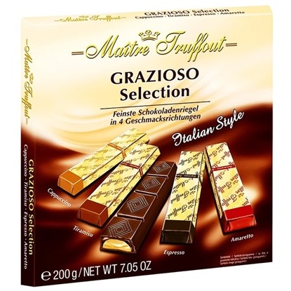 Снимка на ШОК.БОНБОНИ GRAZIOSO СЕЛЕКЦИЯ 200ГР.*25 - ЦЕНА ЗА БР.