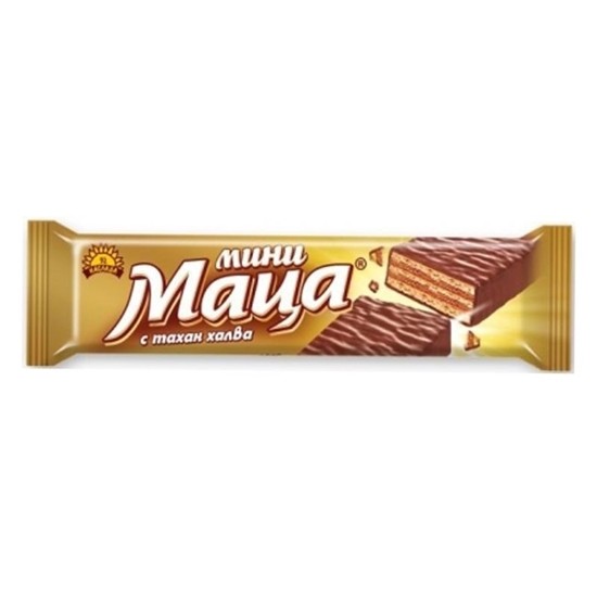 Снимка на ВАФЛА МАЦА МИНИ С ТАХАН 25ГР. *60БР. - ЦЕНА ЗА БР.