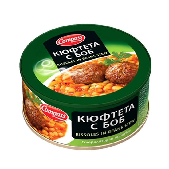 Снимка на КЮФТЕТА С БОБ КОМПАС 300ГР.