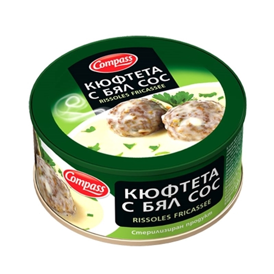 Снимка на КЮФТЕТА С БЯЛ СОС КОМПАС 300ГР.