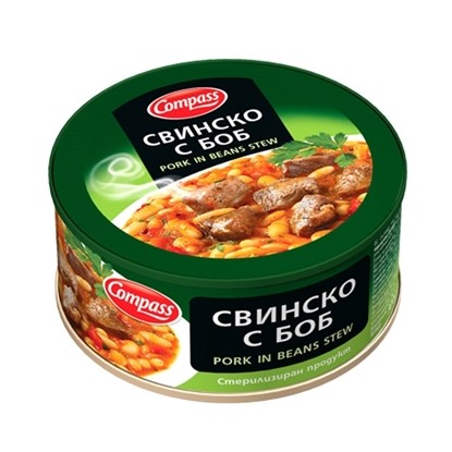 Снимка на СВИНСКО С БОБ КОМПАС 300ГР.