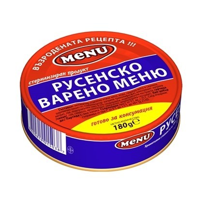 Снимка на РУСЕНСКО ВАРЕНО МЕНЮ 180 ГР.*36БР.
