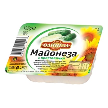 Снимка на МАЙОНEЗА ОЛИНЕЗА 125ГР.*24БР. С КРАСТАВИЧКИ