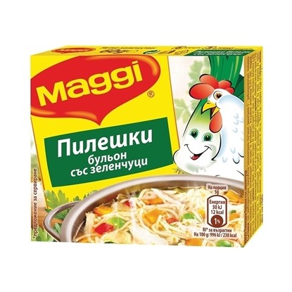 Снимка на БУЛЬОН МАГИ ПИЛЕ+ЗЕЛЕНЧУК 20БР.*80ГР.