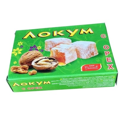 Снимка на ЛОКУМ С ОРЕХОВА ЯДКА 140ГР.*40БР. СПАРТАК