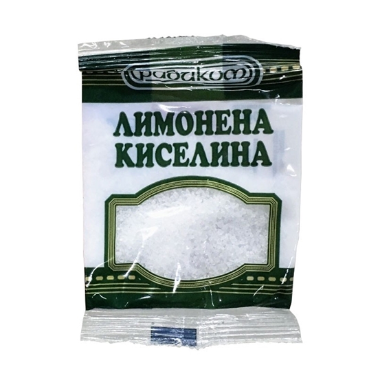 Снимка на ЛИМОНЕНА КИСЕЛИНА РАДИКОМ 10ГР.*20БР.