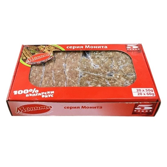 Снимка на МИКС КЕБАПЧЕ 60ГР.*10БР. И КЮФТЕ 60ГР.*10БР. МОНИТА