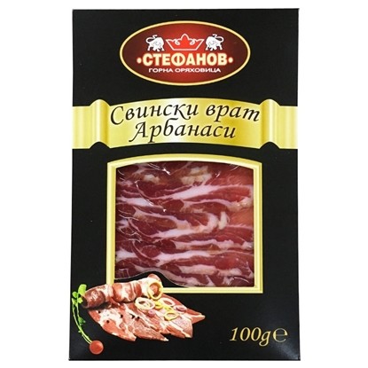 Снимка на СВИНСКИ ВРАТ АРБАНАСИ 100ГР. СТЕФАНОВ - ЦЕНА ЗА БР.