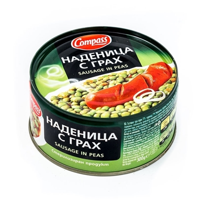 Снимка на НАДЕНИЦА С ГРАХ  КОМПАС 300ГР.*24БР.