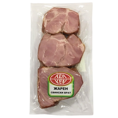 Снимка на ЖАРЕН СВИНСКИ ВРАТ ВАКУУМ КЕН 250ГР. - ЦЕНА ЗА КГ.