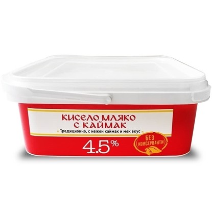 Снимка на КИСЕЛО МЛЯКО С КАЙМАК 1,050КГ. МАДЖАРОВ - ЦЕНА ЗА БР.