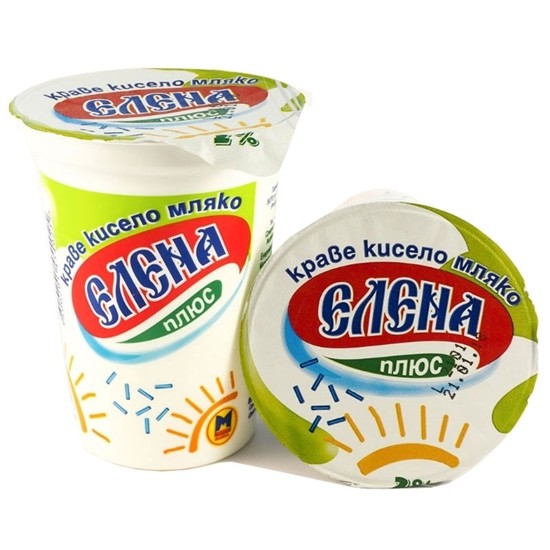 Снимка на КИСЕЛО МЛЯКО ЕЛЕНА 2% ПЛЮС 400ГР.*12БР.