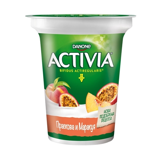 Снимка на АКТИВИА С ПРАСКОВА И МАРАКУЯ ДАНОН 280ГР.*12БР.