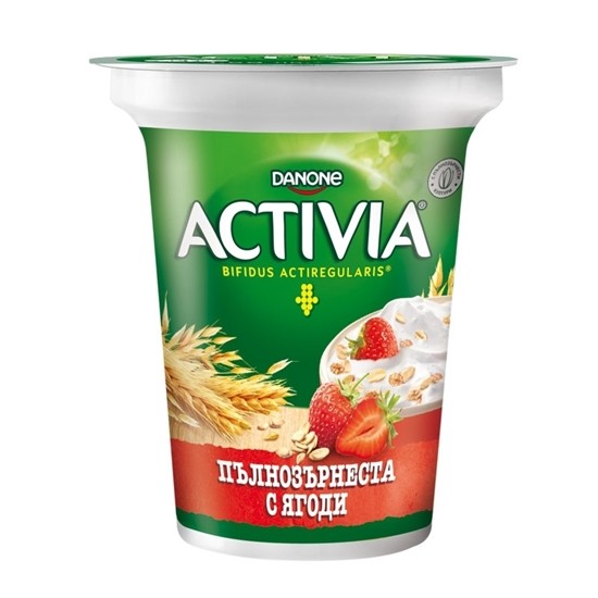 Снимка на АКТИВИА ФИБРИ С ЯГОДА ДАНОН 280ГР.*12БР.