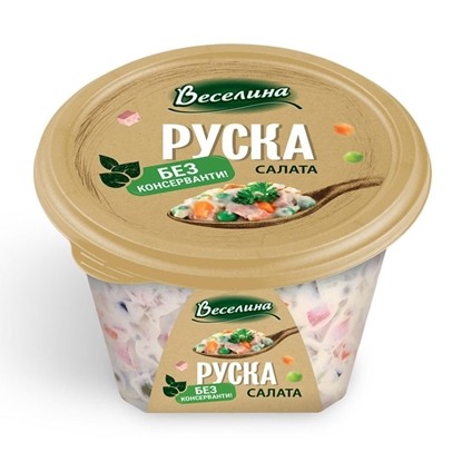Снимка на РУСКА САЛАТА ВЕСЕЛИНА 400ГР.*6БР. - ГОДНОСТ 60 ДНИ