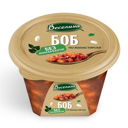 Снимка на БОБ ПО МАНАСТИРСКИ ВЕСЕЛИНА 400ГР.*6БР. -ГОДНОСТ 60ДНИ