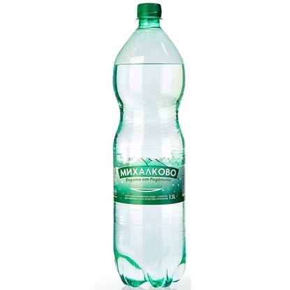 Снимка на ЕСТЕСТВЕНО ГАЗИРАНА ВОДА МИХАЛКОВО 1,5Л.*6БР.