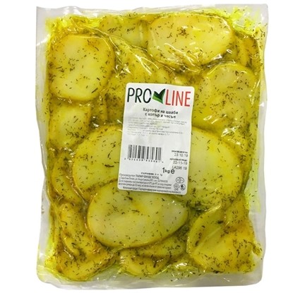 Снимка на КАРТОФИ НА ШАЙБИ С КОПЪР И ЧЕСЪН 1КГ КЕНАР PROLIN