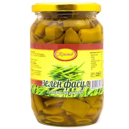 Снимка на ЗЕЛЕН ФАСУЛ КРЪСТЕВ 680ГР.*6БР.