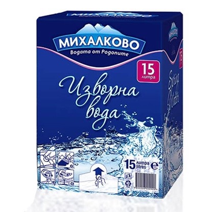 Снимка на ИЗВОРНА ВОДА МИХАЛКОВО 15Л. БОКС С КАНЕЛКА