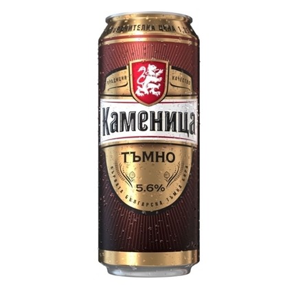 Снимка на БИРА КАМЕНИЦА 5,6% ТЪМНО 500МЛ.*12БР. КЕН
