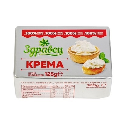 Снимка на КРЕМА СИРЕНЕ ЗДРАВЕЦ 125ГР.*20БР.