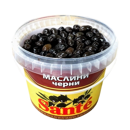 Снимка на ЧЕРНИ МАСЛИНИ В ЗЕХТИН 1КГ. САНТЕ