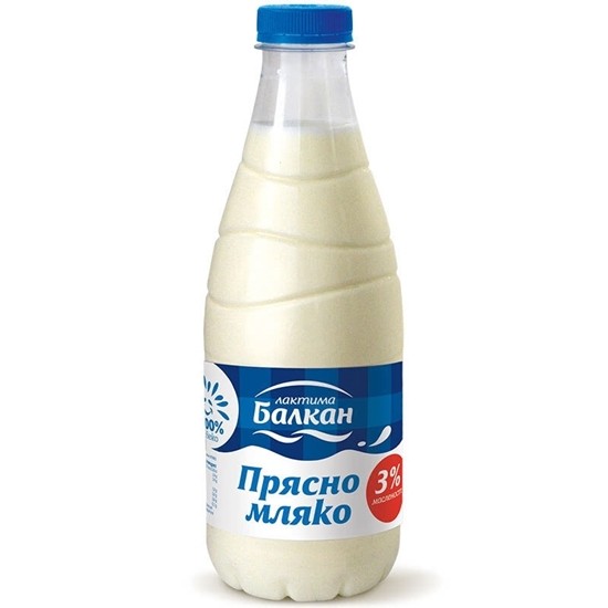 Снимка на ПРЯСНО МЛЯКО 1Л. БАЛКАН 3%