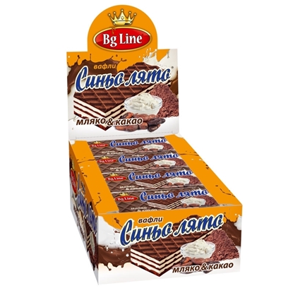 Снимка на ВАФЛА СИНЬО ЛЯТО 60ГР.*16БР. МЛЯКО И КАКАО