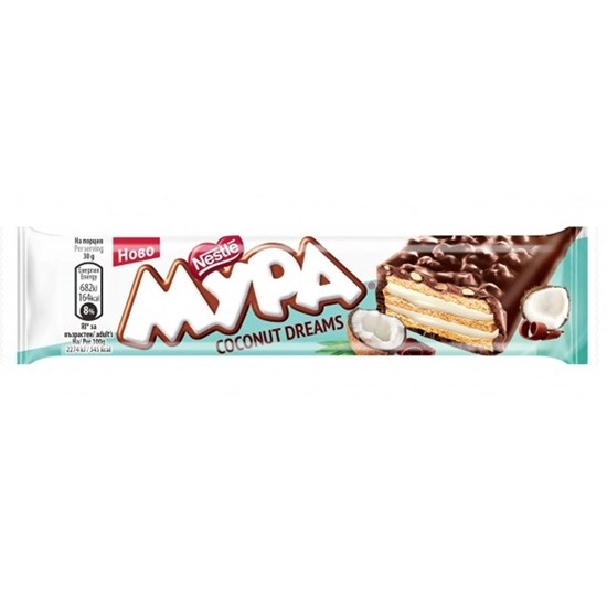 Снимка на ВАФЛА МУРА COCONUT DREAMS 30ГР.*30БР.
