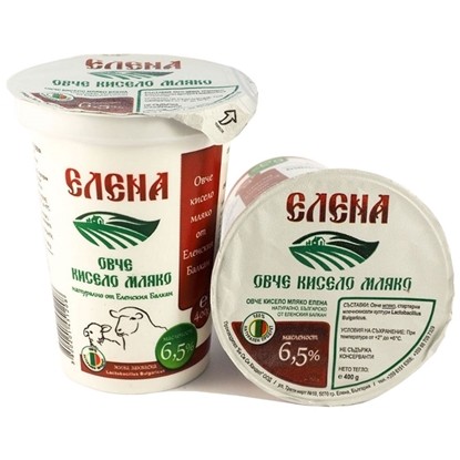 Снимка на ОВЧЕ КИСЕЛО МЛЯКО 6.5 % ЕЛЕНА  *400 ГР.*12БР.
