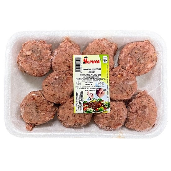 Снимка на ПИКАНТНИ КЮФТЕТА ЧЕРНЕВ 60ГР.*10БР.
